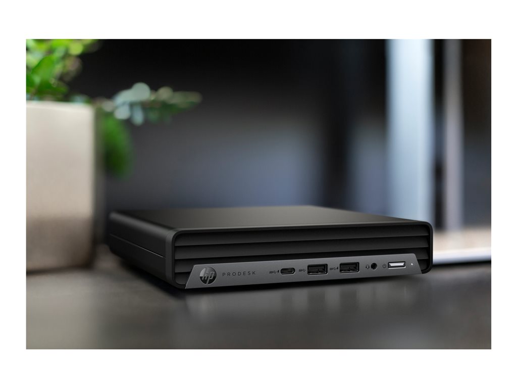 HP ProDesk 400 G6 - Mini desktop - Core i3 10300T / up to 3.9 GHz - RAM 16 GB - SSD 256 GB - NVMe, TLC - UHD Graphics