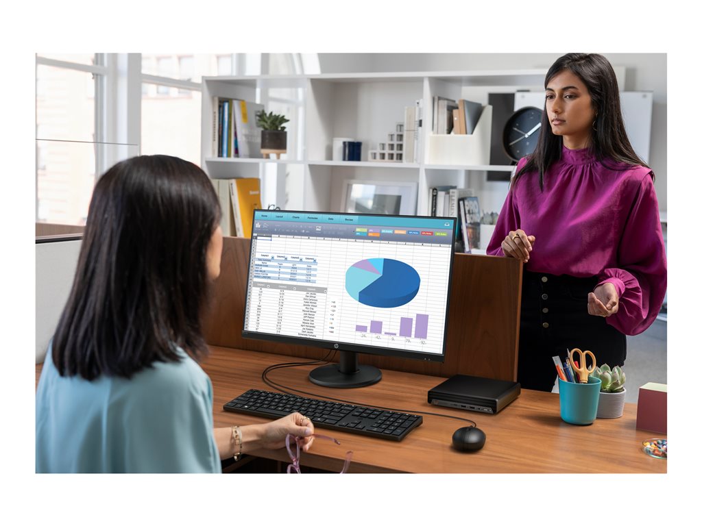 HP ProDesk 600 G6 - Mini desktop - Core i5 10600T / up to 4 GHz - RAM 16 GB - SSD 256 GB - NVMe, TLC - UHD Graphics 630
