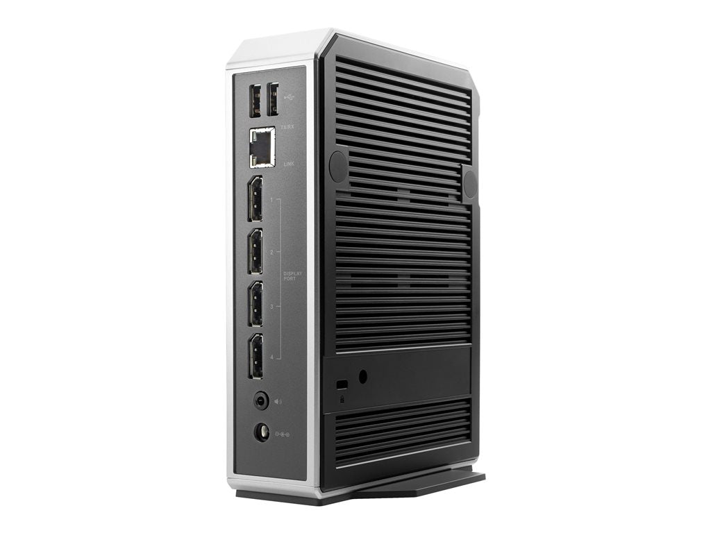 HP Quad-Display t310 - Zero client - DTS - 1 Tera2140 up to - RAM 512 MB - flash 32 MB - Gigabit Ethernet - no OS -