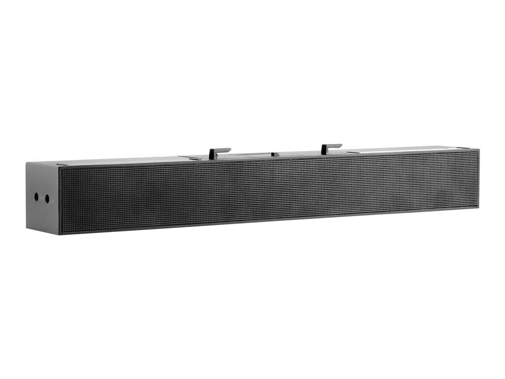 HP S101 - Sound bar - for monitor - 2.5 Watt - black (grille color - black) - for HP 280, 34, Z1 G9; Elite 600 G9, 800 G9; EliteDesk 5UU40AA
