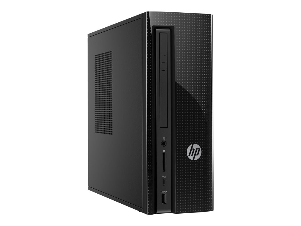 HP Slimline 270-p026 - MT Core i3 7100T up to - RAM 8 GB - HDD 1 TB - DVD-Writer - HD Graphics 630 - Gigabit Ethernet -