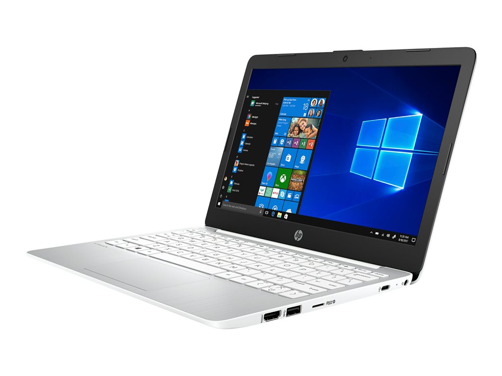 HP Stream Laptop 11-ak0012dx - Intel Celeron - N4020 / up to 2.8 GHz - Win 10 Home in S mode - UHD Graphics 600 - 4 GB