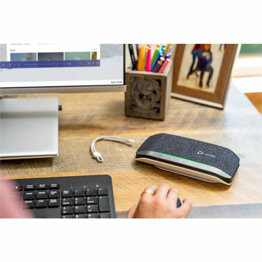 HP Sync 20+ Microsoft Teams Certified USB-A Speakerphone - USB - Microphone - Battery -