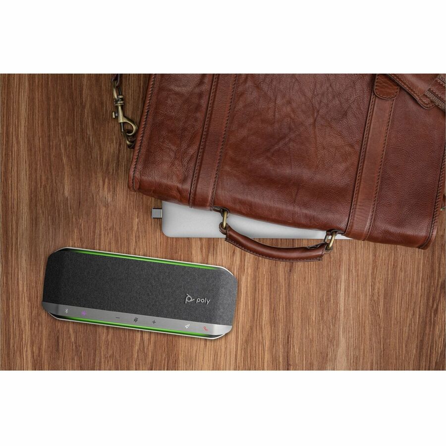 HP Sync 40+ Microsoft Teams Certified Speakerphone - USB - Microphone - Battery - Silver