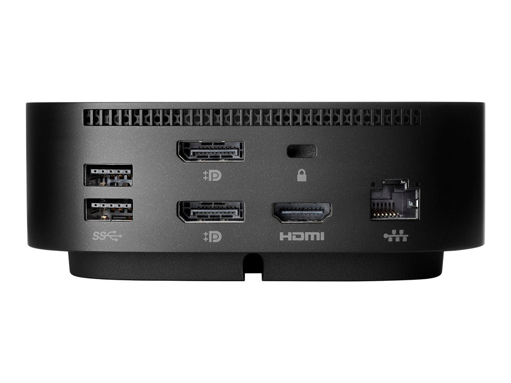 HP USB-C G5 Essential Dock - Docking station - USB-C - HDMI, 2 x DP - 1GbE - 120 Watt - United States