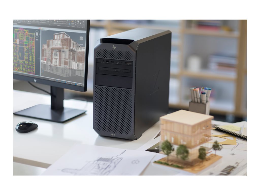 HP Workstation Z4 G4 - MT - 4U - 1 x Xeon W-2265 / up to 4.8 GHz - vPro - RAM 128 GB - SSD 2 TB - HP Z Turbo Drive,