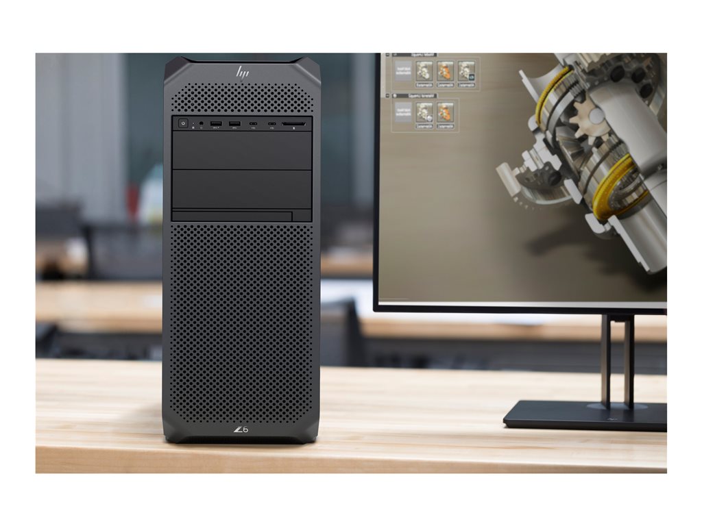 HP Workstation Z6 G4 - Tower - 4U - 1 x Xeon Gold 6244 / up to 4.4 GHz - vPro - RAM 32 GB - SSD 2 x 480 GB - 2 x Quadro