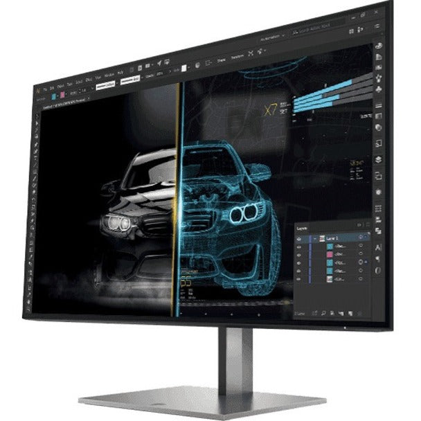 HP Z27u G3 27 Class WQHD LCD Monitor - 16:9 - Black" 1B9X2AA#ABA
