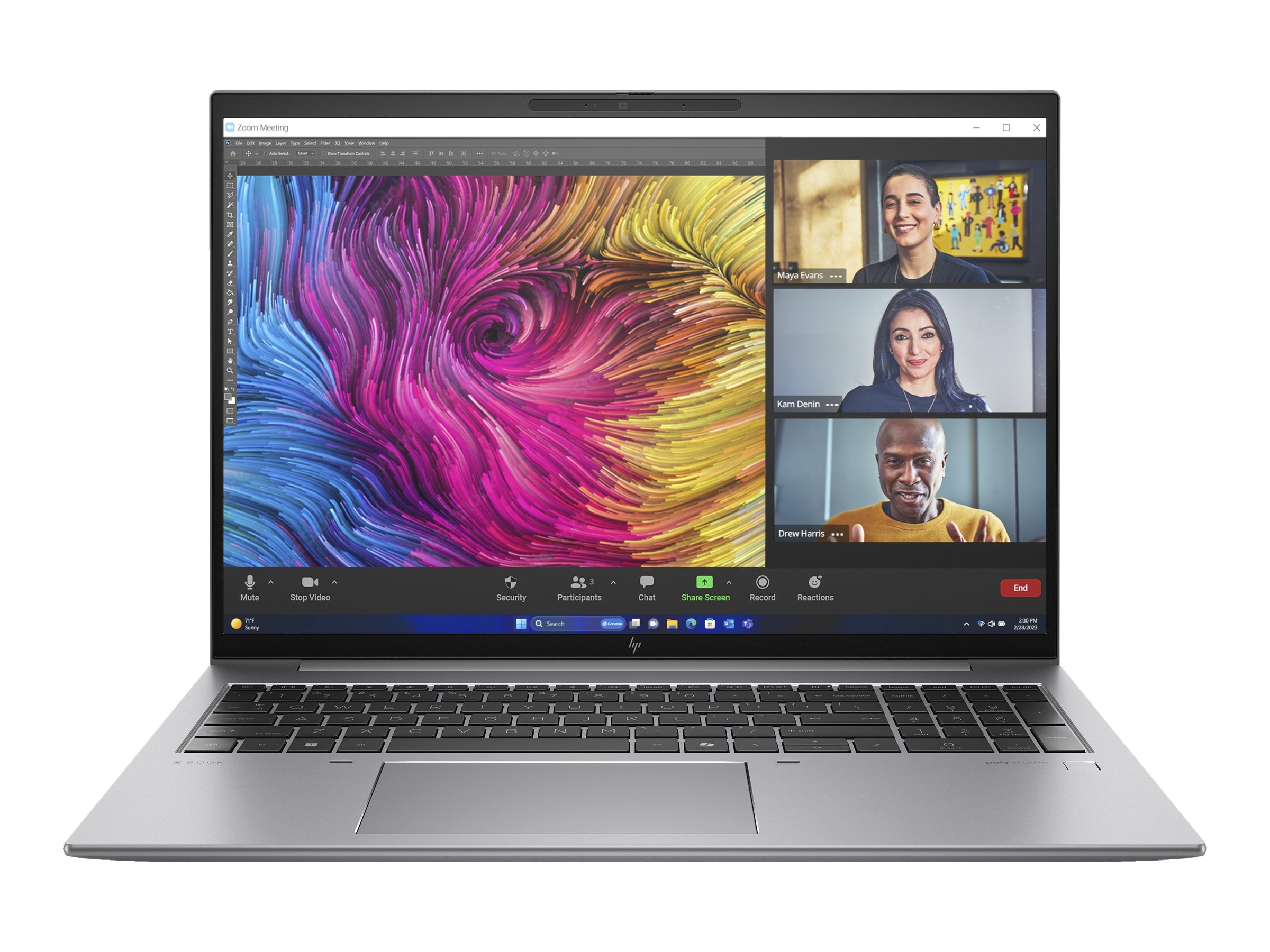 HP ZBook Firefly 16 G11 Mobile Workstation - Intel Core Ultra 7 - 165U / up to 4.9 GHz - vPro Enterprise - Win 11 Pro - Intel A6UG3UT#ABA
