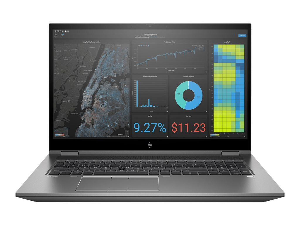 HP ZBook Fury 17 G7 Mobile Workstation - Intel Core i9 - 10885H / up to 5.3 GHz - vPro - Win 10 Pro 64-bit - Quadro RTX