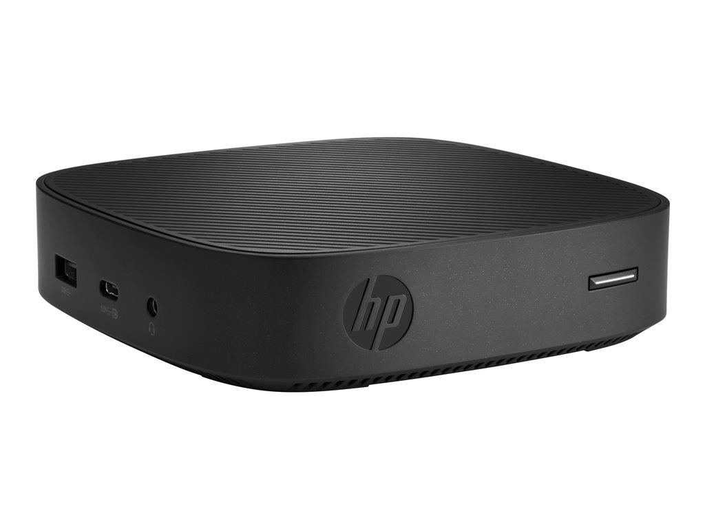 HP t430 - Thin client - DTS - 1 x Celeron N4020 / up to 2.8 GHz - RAM 4 GB - flash - eMMC 64 GB - UHD Graphics 600 -