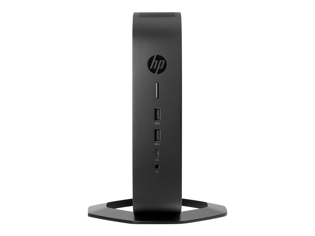 HP t740 - Thin client - SFF 1 x Ryzen Embedded V1756B / up to 3.6 GHz - RAM 8 GB - flash 32 GB - Radeon Vega 8 - Gigabit