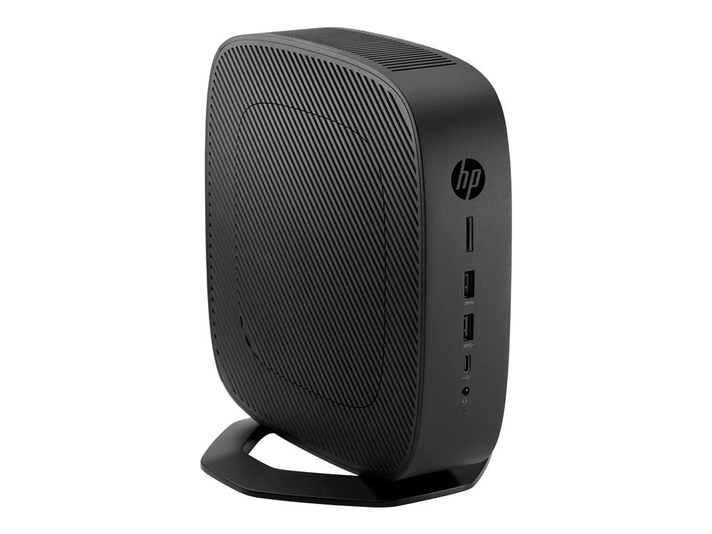 HP t740 - Thin client - SFF 1 x Ryzen Embedded V1756B / up to 3.6 GHz - RAM 8 GB - flash 64 GB - eMMC - Radeon Vega 8 -
