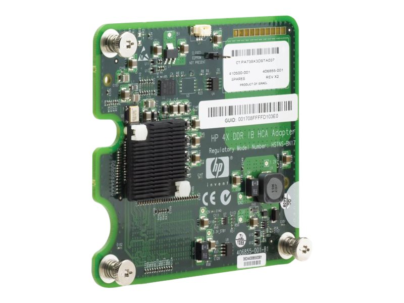 HPE 4X QDR IB Dual-port Mezzanine HCA - Network adapter - InfiniBand - 4 ports - for Integrity BL860c i4; ProLiant