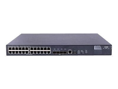 HPE 5800-24G Switch - Switch - L3 - managed - 24 x 10/100/1000 + 4 x Gigabit SFP / 10 Gigabit SFP+ - rack-mountable -