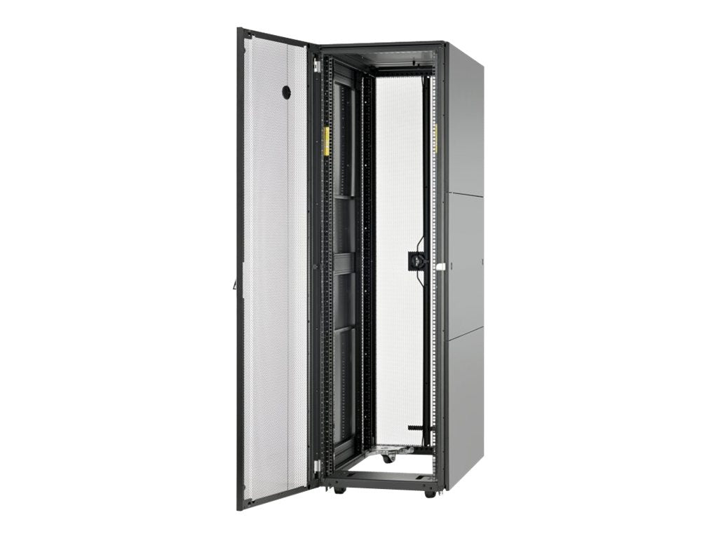 HPE 600mm x 1200mm Advanced Pallet Rack - Rack - black - 42U - for ProLiant DL120 Gen9, DL160 Gen9, DL180 Gen9, DL20