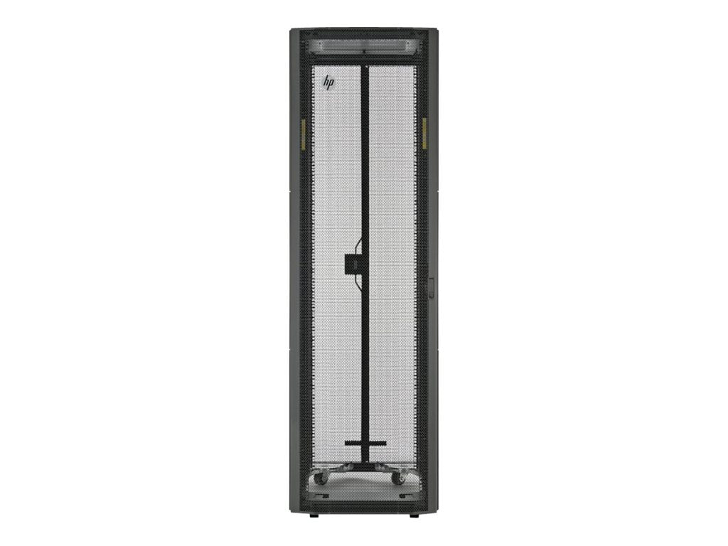 HPE 600mm x 1200mm Advanced Pallet Rack - Rack - black - 42U - for ProLiant DL120 Gen9, DL160 Gen9, DL180 Gen9, DL20