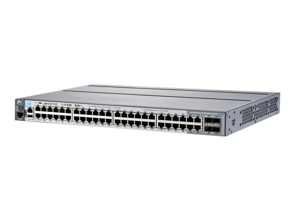 HPE Aruba 2920-48G - Switch - L3 - managed - 44 x 10/100/1000 + 4 x combo Gigabit SFP - rack-mountable