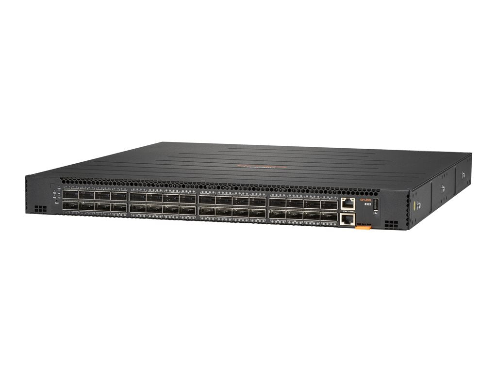 HPE Aruba 8325-32C - Switch - L3 - managed - 32 x 100 Gigabit QSFP28 / 40 Gigabit QSFP+ - back to front airflow -