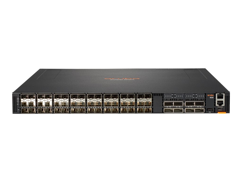 HPE Aruba 8325-48Y8C - Switch - L3 - managed - 48 x 1/10/25 Gigabit SFP / SFP+ / SFP28 + 8 x 40 Gigabit QSFP+ / 100 Gigabit QSFP28 JL635A