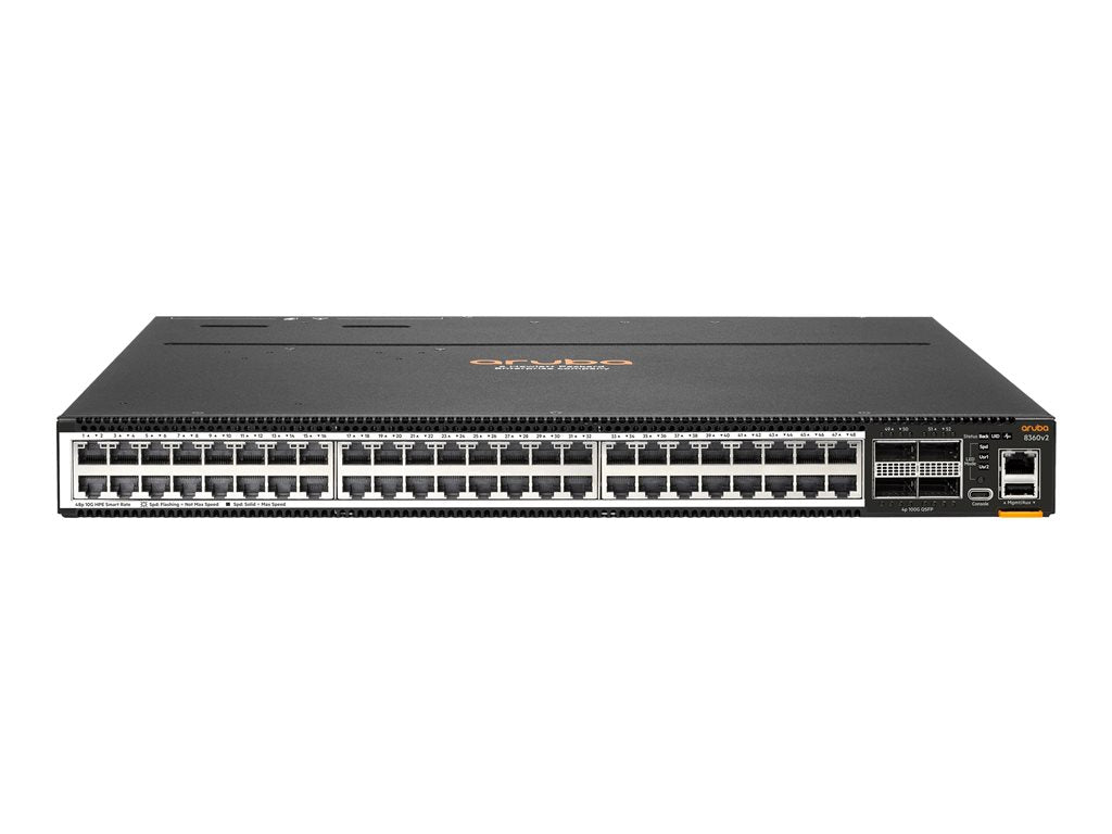 HPE Aruba CX 8360-48XT4C v2 - Switch - L3 - managed - 48 x 100/1000/10000 + 4 x 40/100 Gigabit QSFP+ / QSFP28 - back to