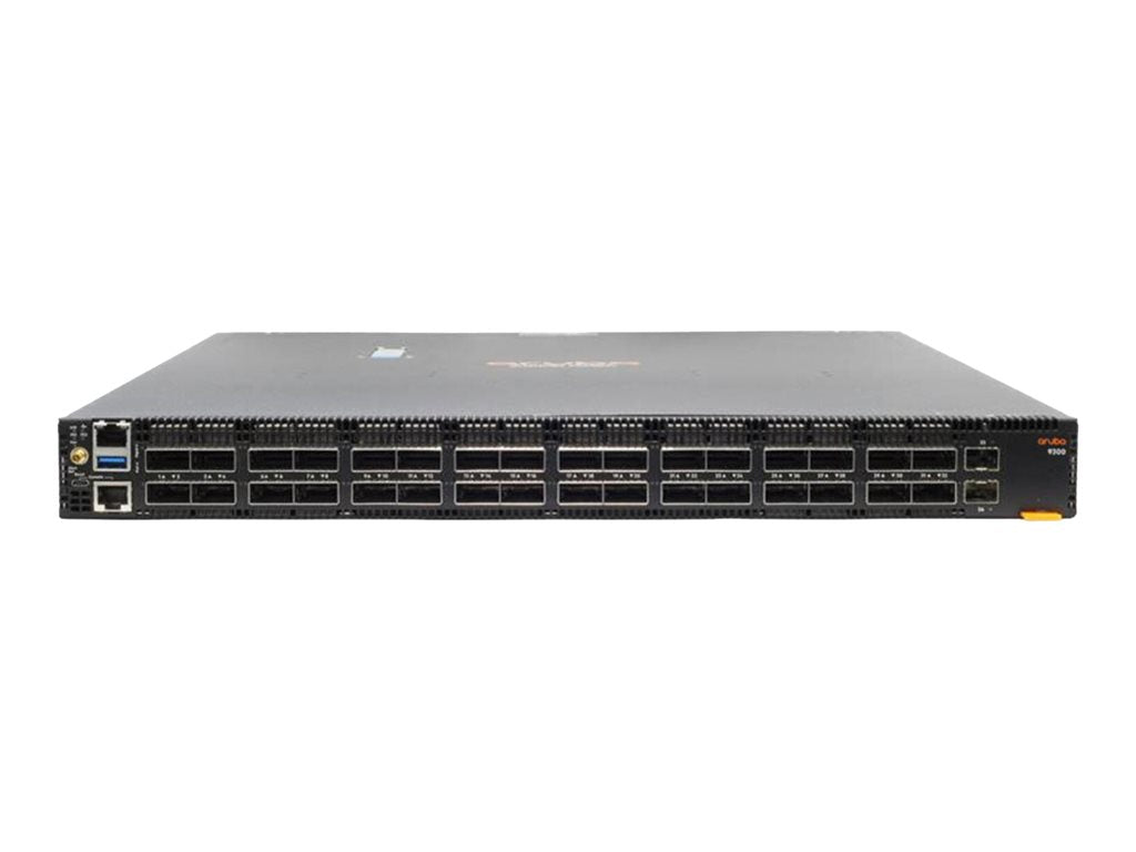 HPE Aruba CX 9300-32D 32-port 100/200/400G QSFP-DD 2-port 10G SFP+ Switch - Switch - L3 - managed - 32 x 100/200/400 Gigabit R9A29A#B2E