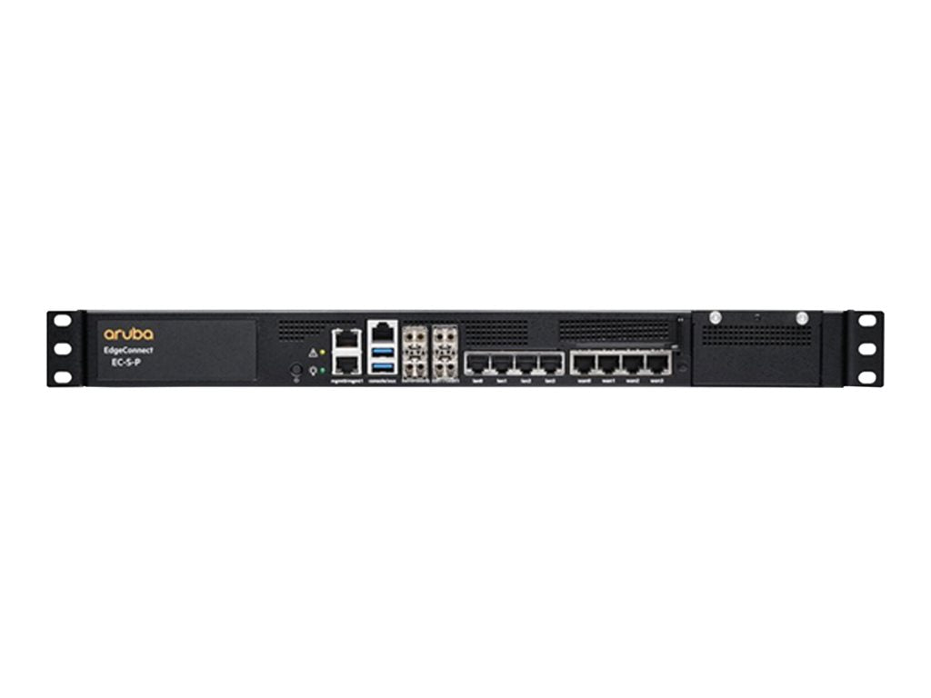 HPE Aruba EdgeConnect EC-S-P-NFR SD-WAN Gateway - SD-WAN gateway - 1GbE - 1U - cloud-managed - rack-mountable