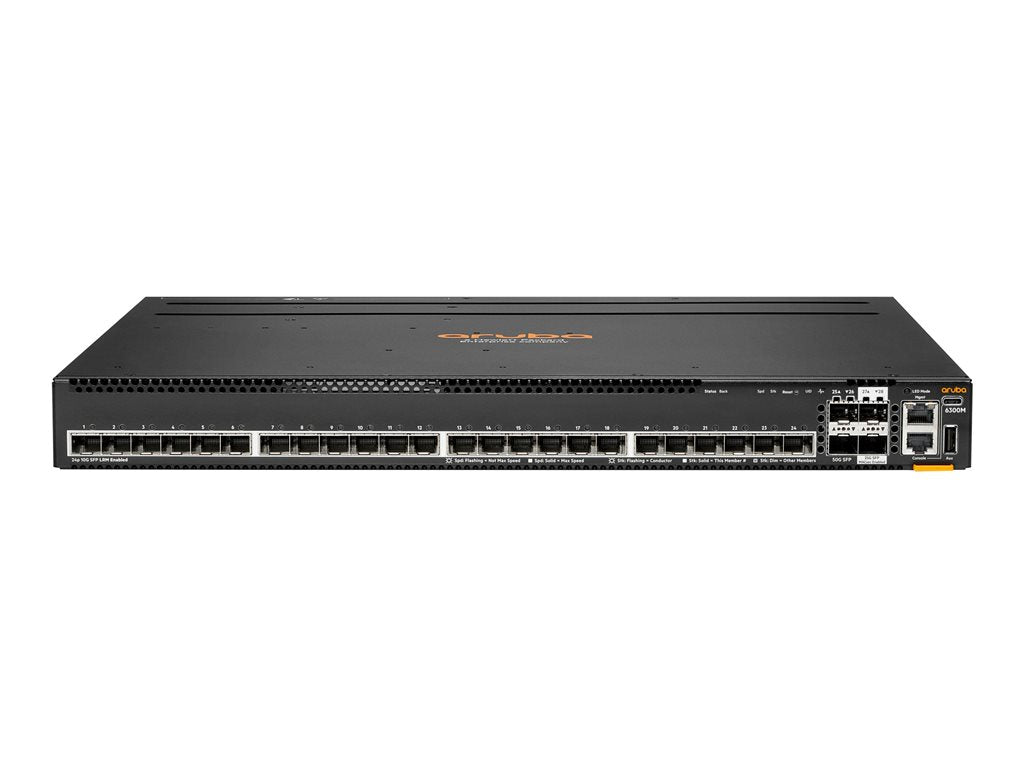 HPE Aruba Networking 6300M 24p SFP+ 1G/10G 4p SFP56 50G TAA Switch - S