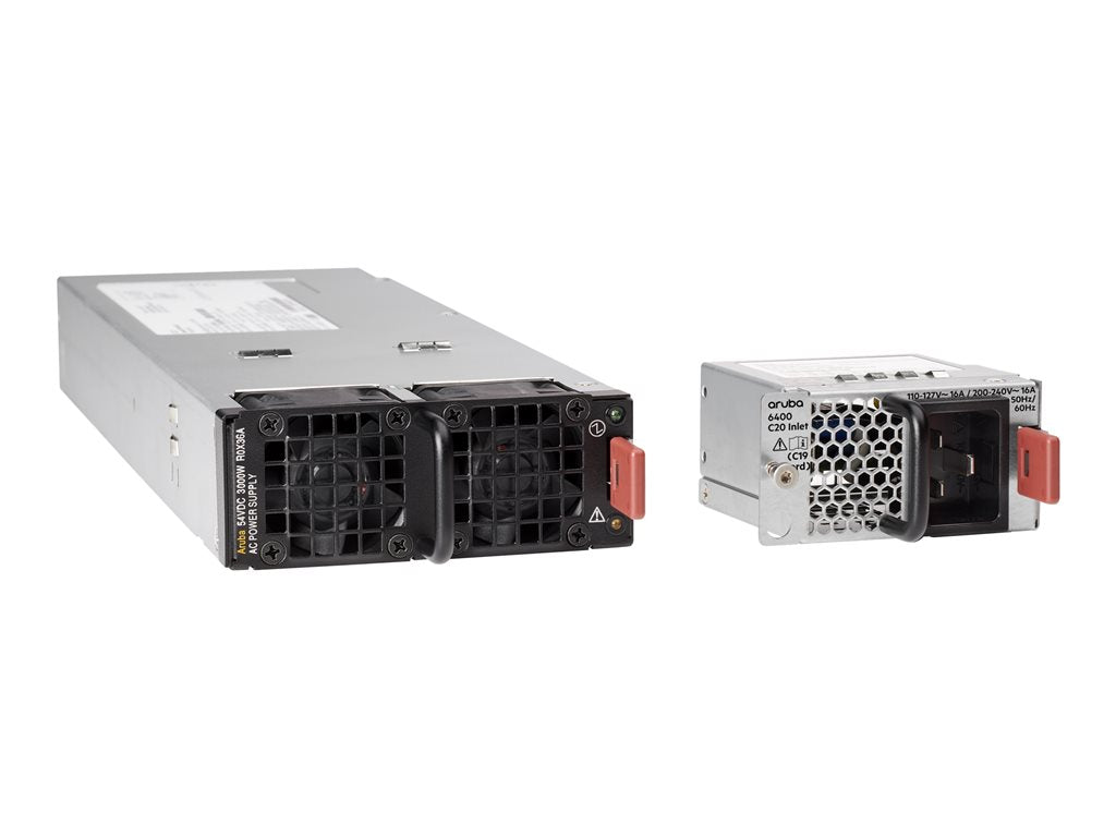 HPE Aruba - With C20 Inlet Adapter - power supply - hot-plug / redundant (plug-in module) - AC 120/230 V - 3000 Watt -