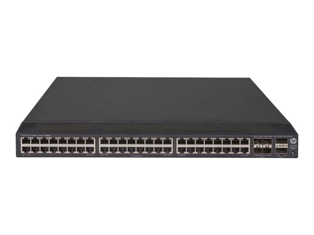 HPE FlexFabric 5700-48G-4XG-2QSFP+ TAA - Switch - L3 - managed - 48 x 10/100/1000 + 4 x 10 Gigabit Ethernet SFP+ / 1