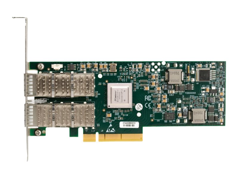 HPE InfiniBand 4X QDR CX-2 PCI-e G2 Dual-port HCA - Network adapter - PCIe 2.0 x8 - InfiniBand - 4x InfiniBand