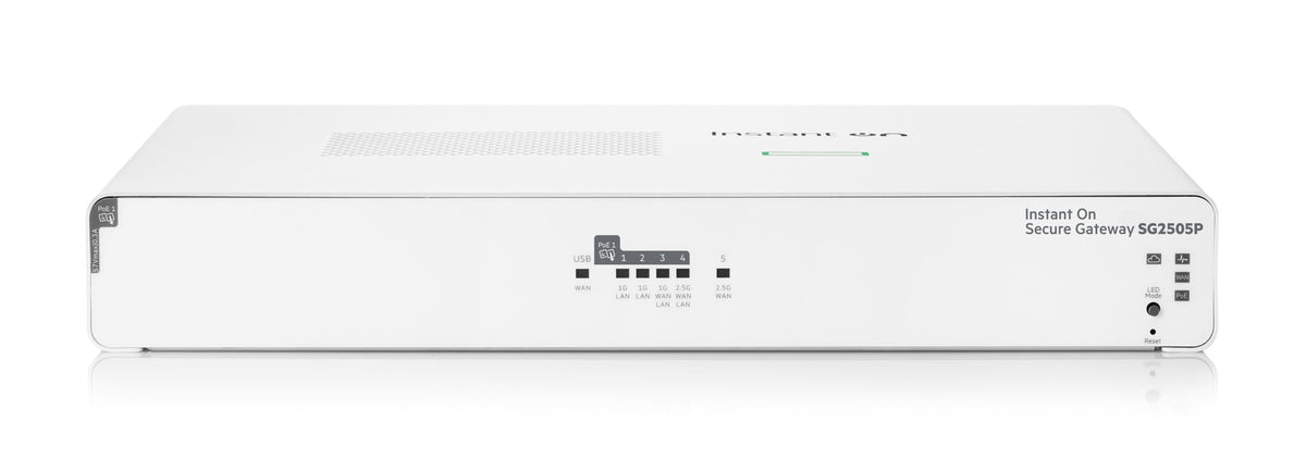 HPE Instant On Secure Gateway 5-Port 2.5G PoE+ for SMB Networks