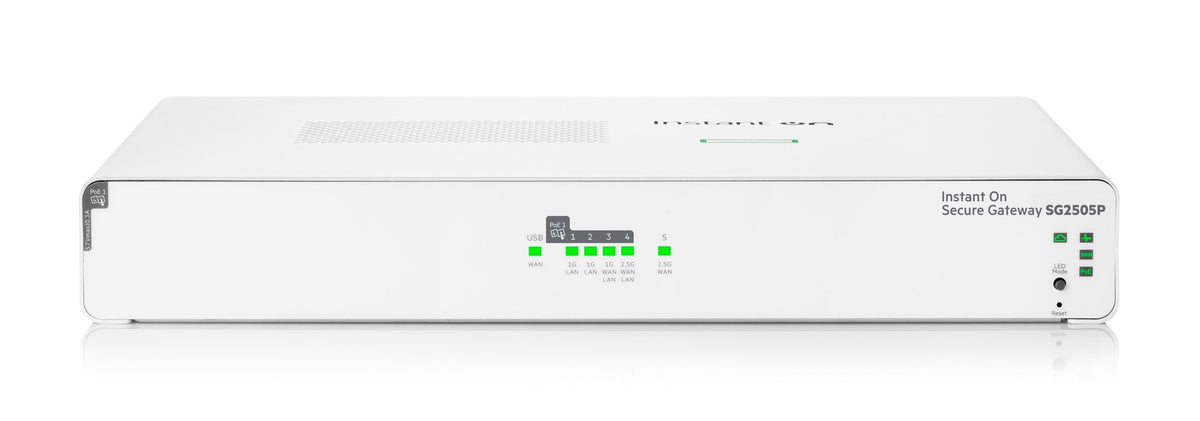 HPE Instant On Secure Gateway 5-Port 2.5G PoE+ for SMB Networks