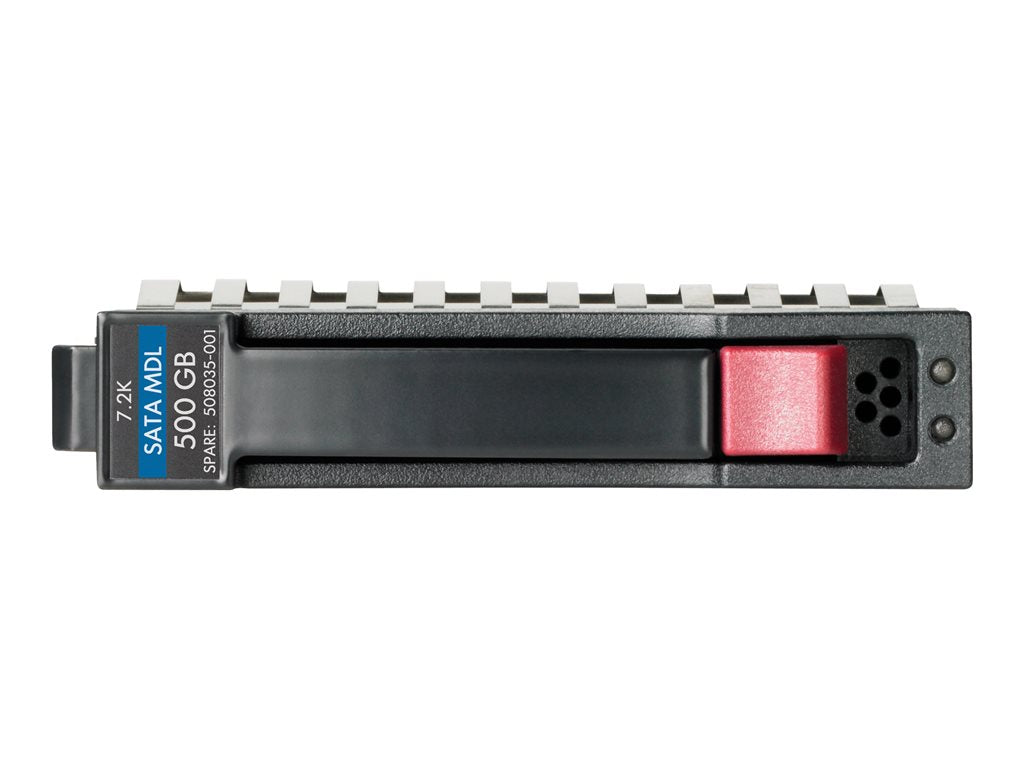 HPE Midline - Hard drive - 500 GB - hot-swap - 2.5 SFF - SATA 3Gb/s - 7200 rpm"