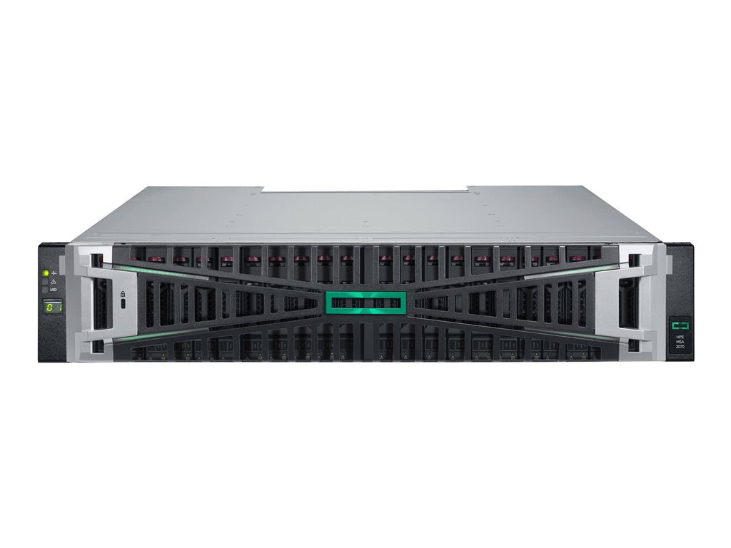 HPE Modular Smart Array 2070 10/25GbE iSCSI SFF Flash Bundle - Solid state drive array - 23 TB - 24 bays (SAS-3) - SSD 1.92 TB S3L65A