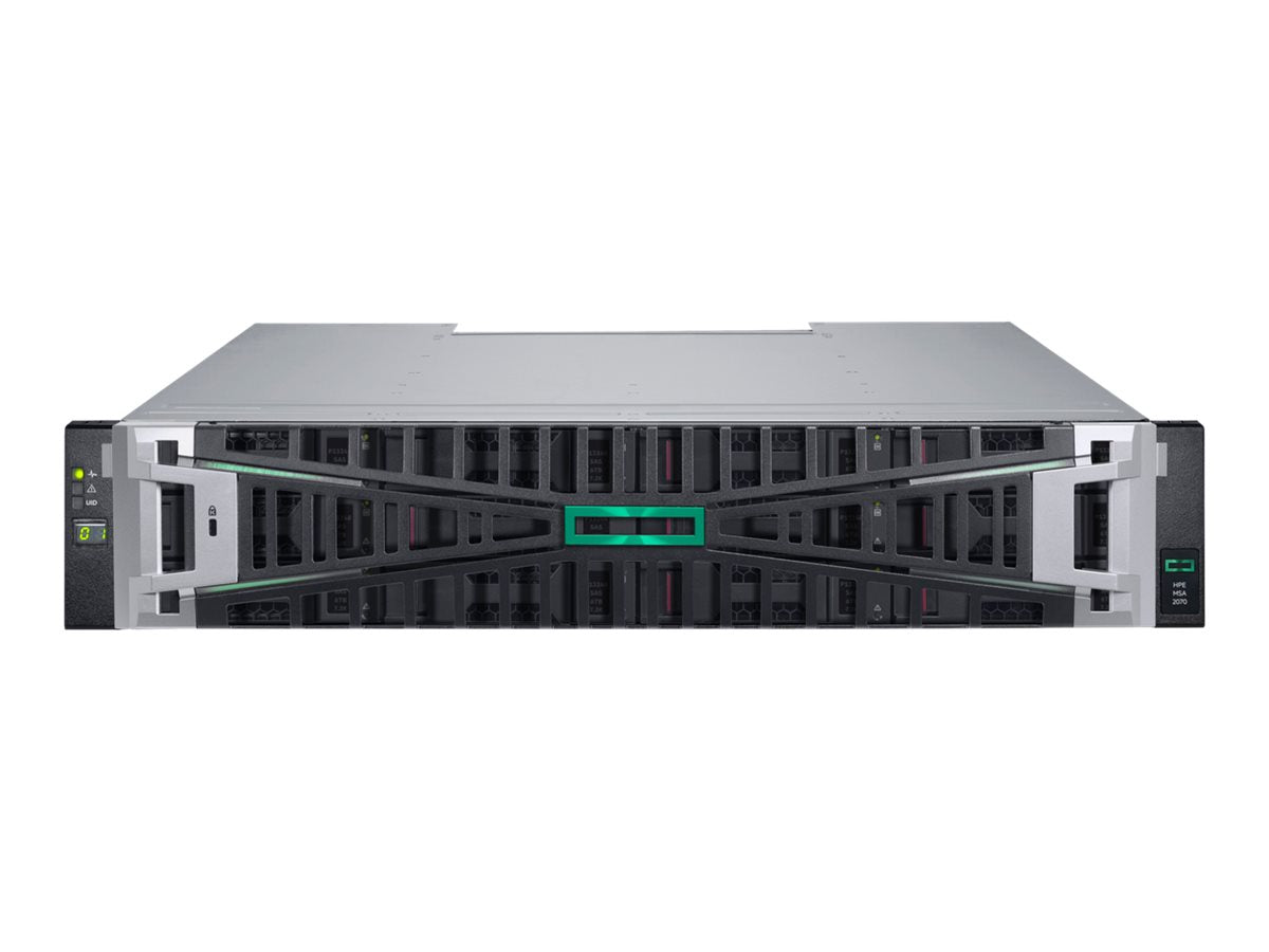 HPE Modular Smart Array 2070 16Gb Fibre Channel SFF Flash Bundle - Solid state drive array - 46 TB - 24 bays (SAS-3) - SSD 3.84 S3L66A