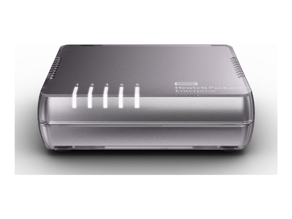 HPE OfficeConnect 1405 5G v3 - Switch - unmanaged - 5 x 10/100/1000 - desktop JH407A#1HP