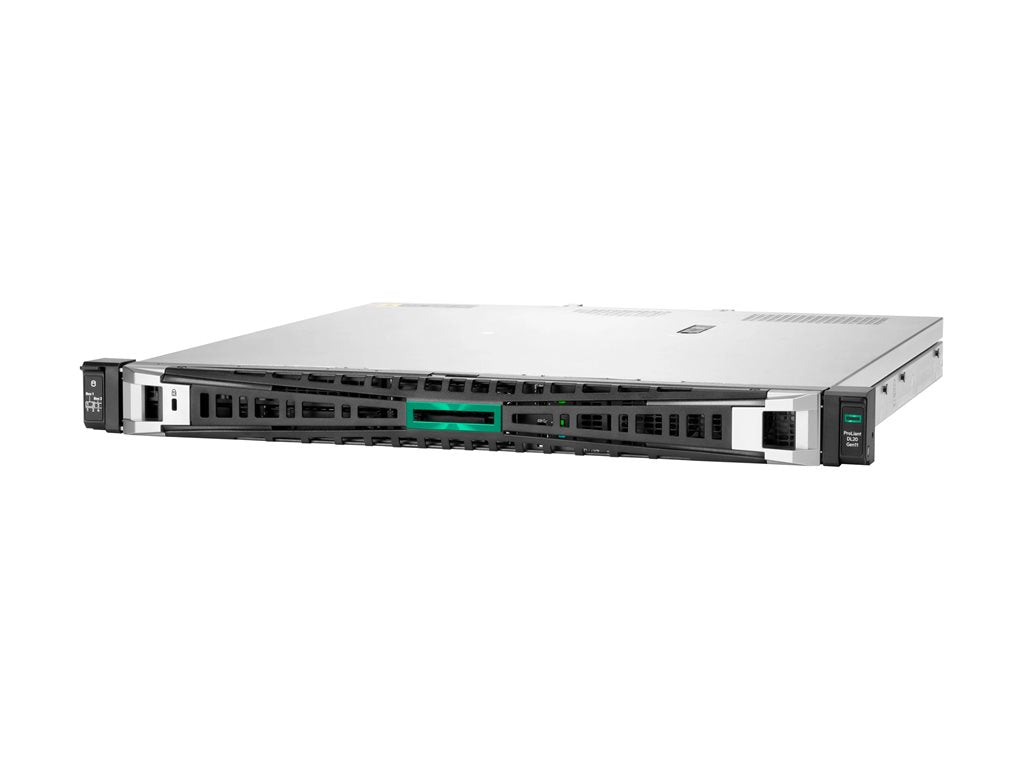 HPE ProLiant DL20 Gen11 Base - Server - rack-mountable 1U - 1-way - 1 x Xeon E-2434 / up to 5 GHz - RAM 16 GB - SATA - hot-swap P65394-B21