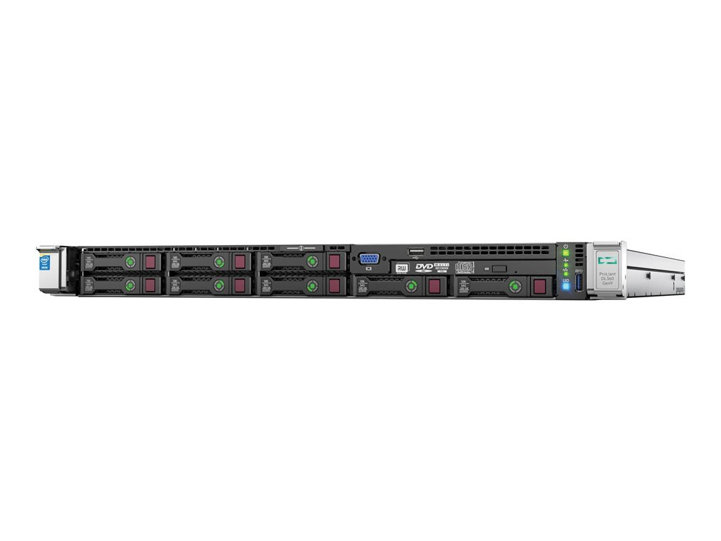 HPE ProLiant DL360 Gen9 Base - Server - rack-mountable 1U - 2-way - 1 x Xeon E5-2640V4 / up to 3.4 GHz - RAM 16 GB - SAS