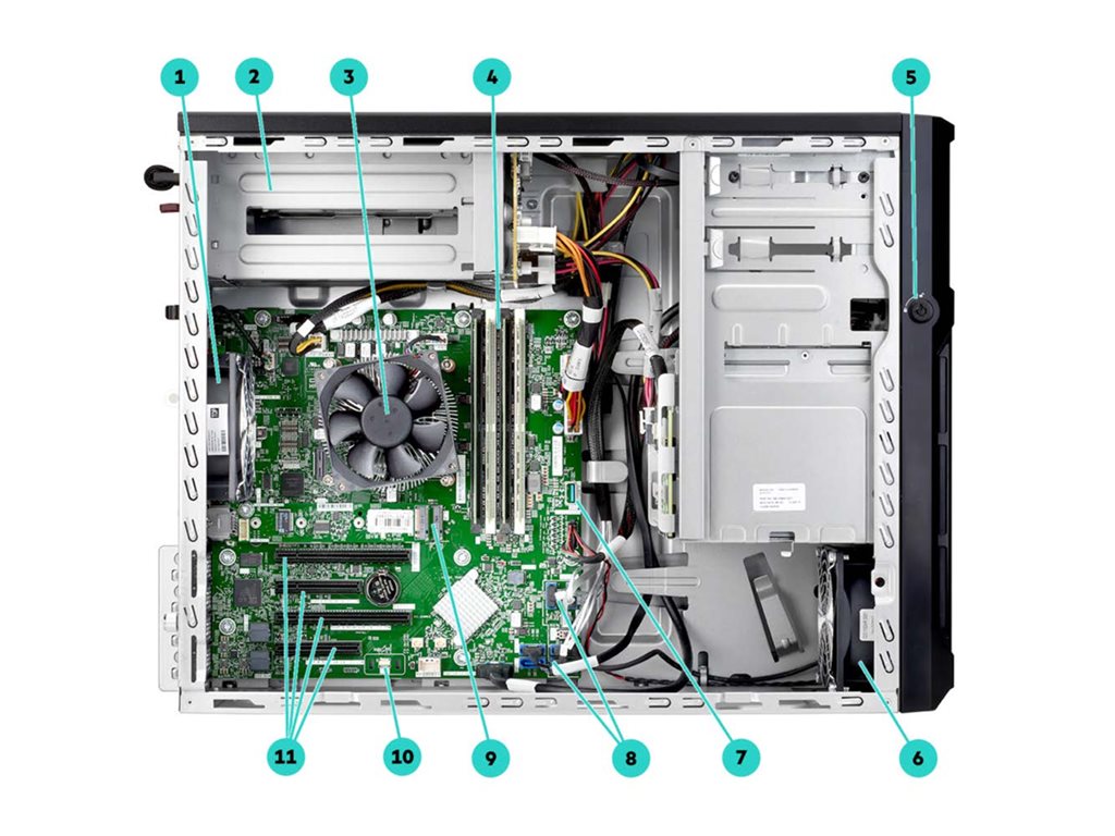 HPE ProLiant ML30 Gen10 Performance - Server - tower 4U - 1-way - 1 x Xeon E-2134 / up to 4.5 GHz - RAM 16 GB - SATA -