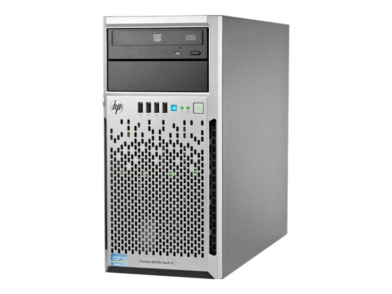 HPE ProLiant ML310e Gen8 v2 Base - Server - tower - 4U - 1-way - 1 x Xeon E3-1220V3 / 3.1 GHz - RAM 4 GB - SATA -