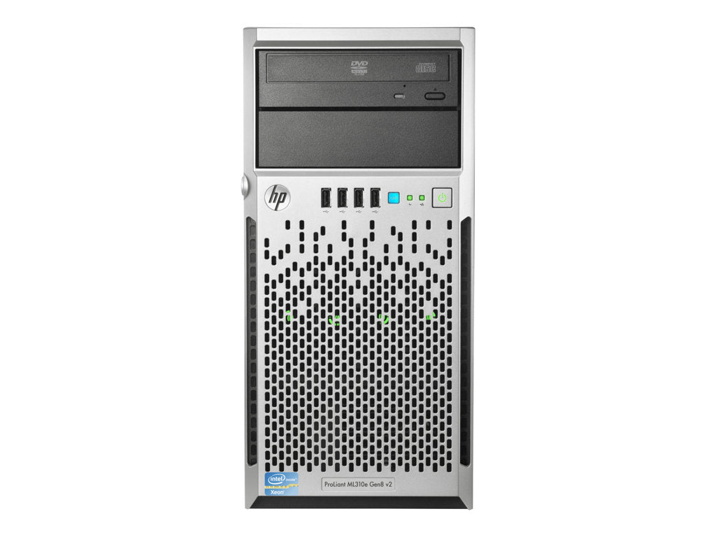 HPE ProLiant ML310e Gen8 v2 - Server - tower 4U - 1-way - no CPU up to - RAM 0 GB - SATA/SAS - hot-swap 3.5 bay(s) - no