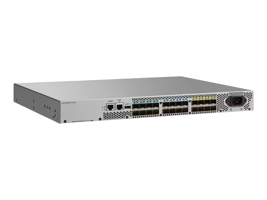 HPE SN3600B 32Gb 24/8 8-port 16Gb Short Wave SFP+ Fibre Channel Switch - Switch - managed - 8 x 16Gb Fibre Channel SFP+ + 16 R4G55B#AC3