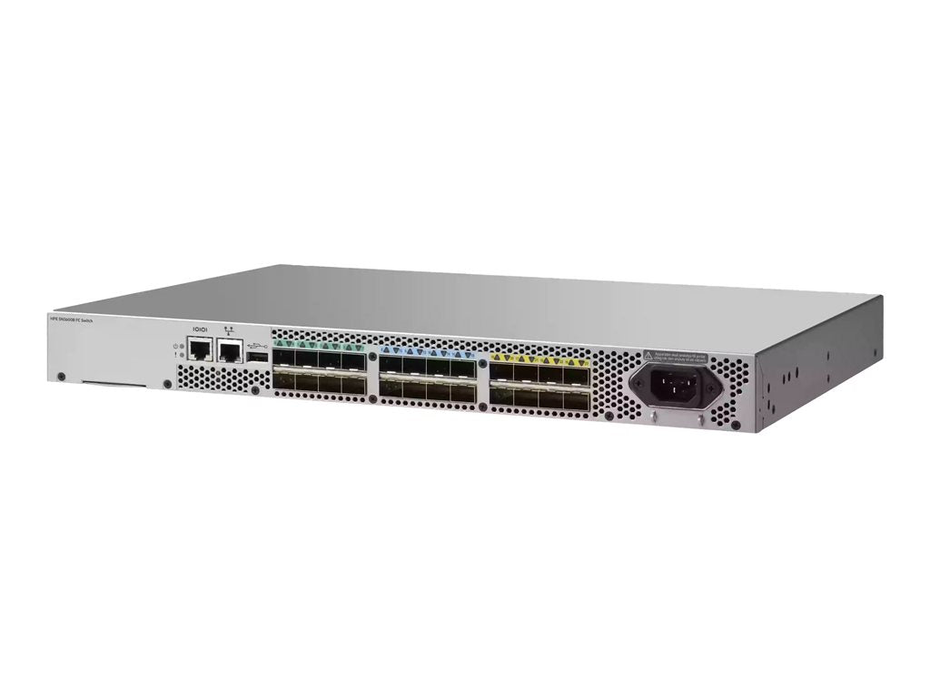 HPE SN3600B 32Gb 24/8 8-port 16Gb Short Wave SFP+ Fibre Channel Switch - Switch - managed - 8 x 16Gb Fibre Channel SFP+ + 16 R4G55B#AC3