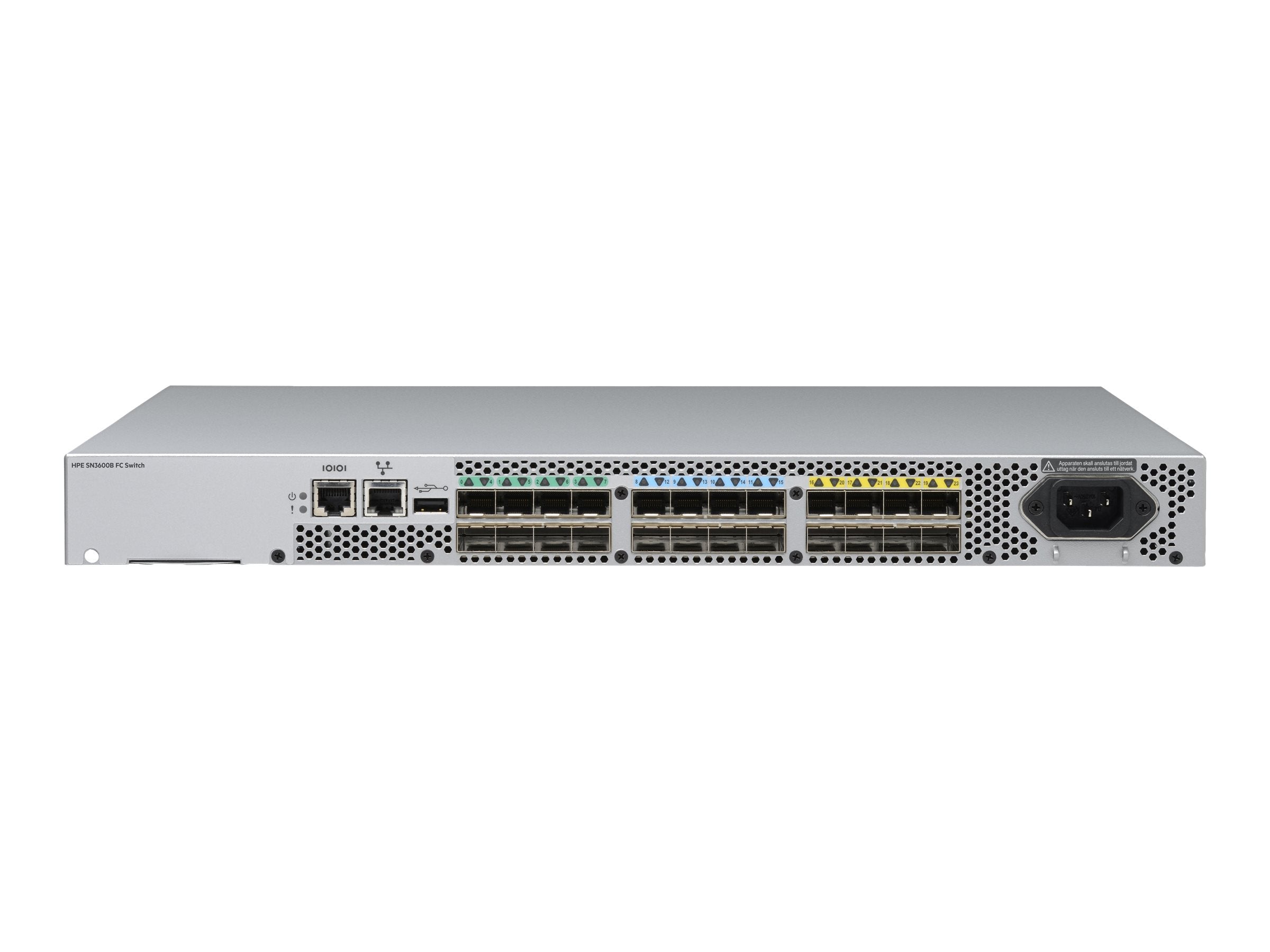 HPE SN3600B 32Gb 24/8 8-port 32Gb Short Wave SFP28 Fibre Channel Switch - Switch - managed - 8 x 32Gb Fibre Channel SFP28 + 16 R7R97A#AC3
