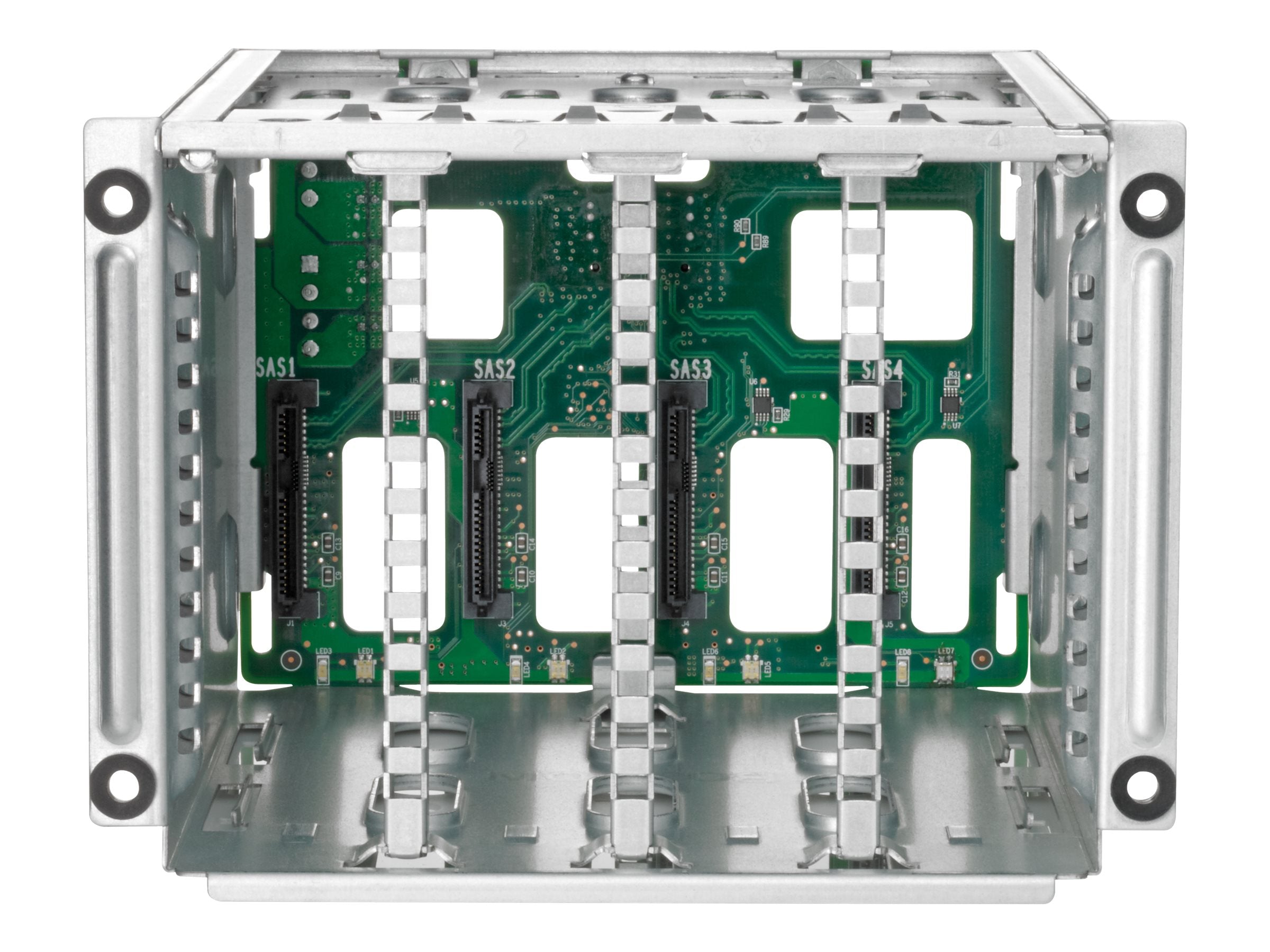 HPE Side-by-Side Drive Cage Kit - Storage drive cage - 2SFF x4 U.3 Bas