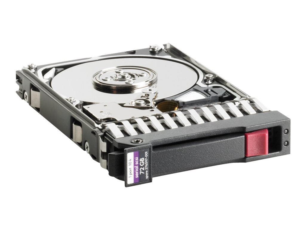 HPE Single Port - Hard drive - 72 GB - hot-swap - 2.5 SFF - SAS - 15000 rpm"