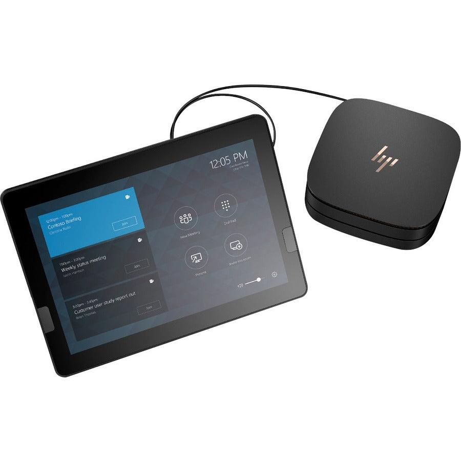 HPE Sourcing Elite Slice G2 Desktop Computer - Intel Core i5 7th Gen i5-7500T Quad-core (4 Core) 2.70 GHz - 8 GB RAM DDR4 SDRAM - 128 GB SSD - Ultra Small - Sparkle Black