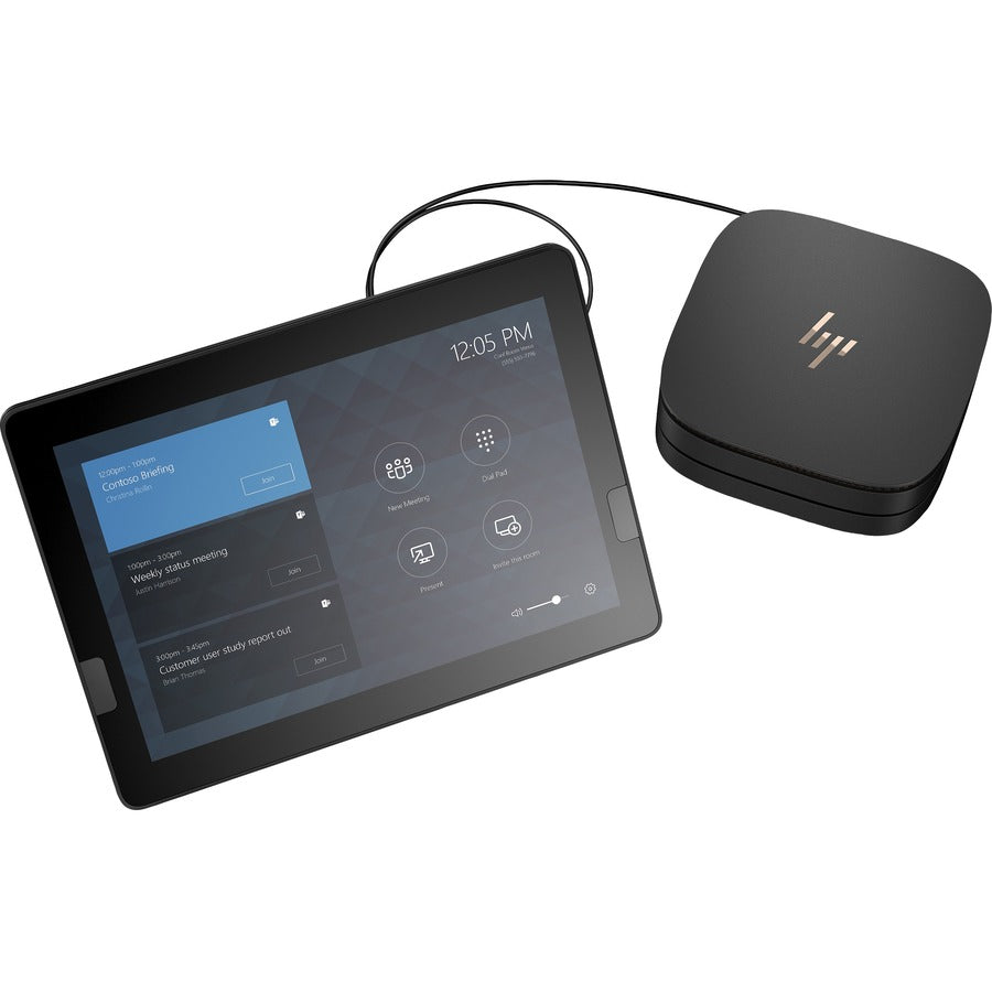 HPE Sourcing Elite Slice G2 Desktop Computer - Intel Core i5 7th Gen i5-7500T Quad-core (4 Core) 2.70 GHz - 8 GB RAM DDR4 SDRAM - 128 GB SSD - Ultra Small - Sparkle Black