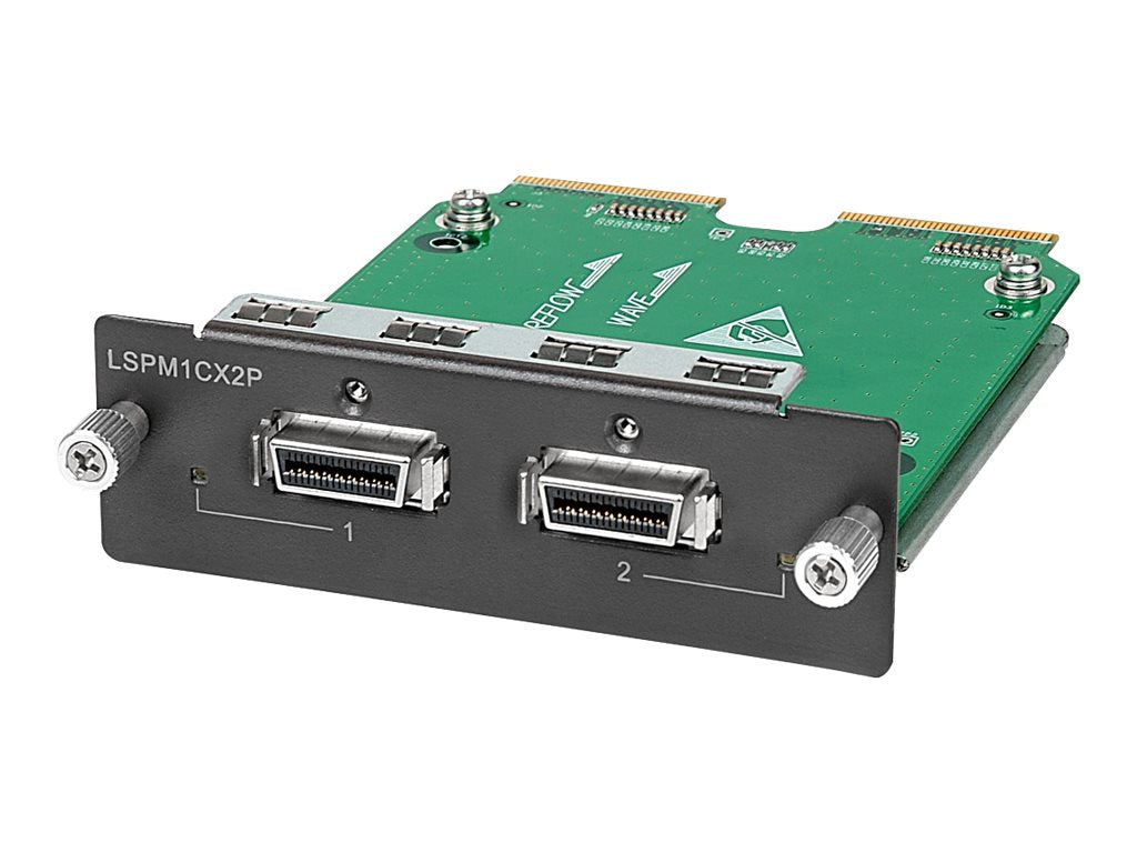HPE TDSourcing Local Connect Module - Expansion module - 10GBase-CX4 x 2 - refurbished - for HPE 5120-24, 5120-48,